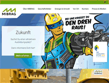 Tablet Screenshot of mibrag.de